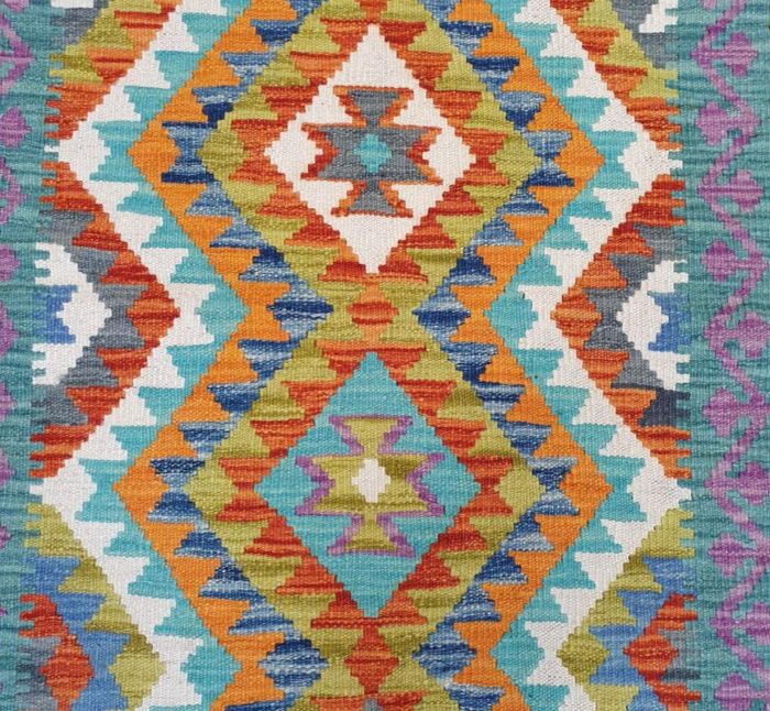 0392 Kelim Afghan (196x77 cm) - Image 2