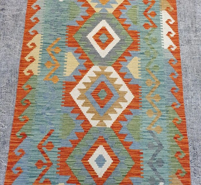 0431 Kelim Afghan (196x85 cm) - Image 2